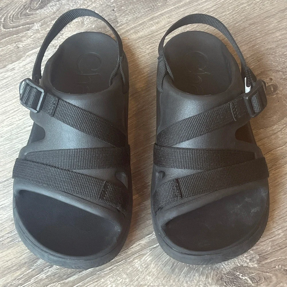 Chaco Chillos‎ EVA Sport Sandals Black Straps Child 4 UK 3 EU 35